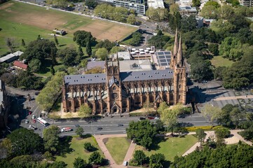 Fototapeta na wymiar St Mary's Cathedral in Sydney
