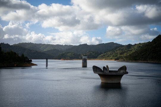 Fototapeta Mangatangi Reservoir