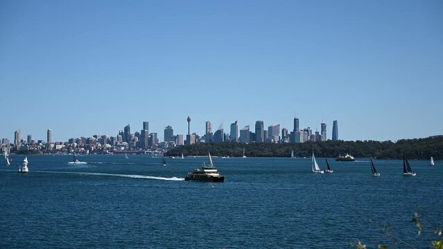 Sydney skyline from Watsons Bay