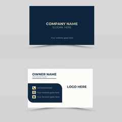 PSD simple psd business card template vector modern business card design.