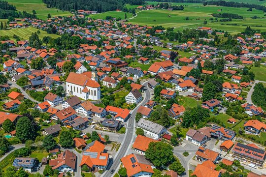 Bernbeuren im Auerbergland im westlichen Oberbayern 