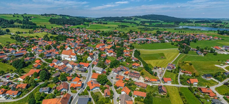 Panorama Bernbeuren am Auerberg