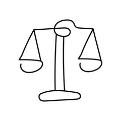 Fair Trade Icon. Single Line editable stroke.