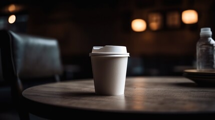 Paper cup of coffee
