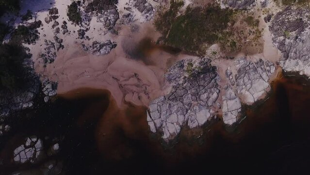Bird's eye view of rocks in Canaima