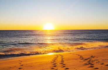 Obraz premium Sea sunset