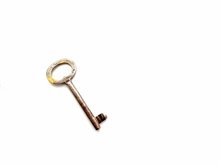 key isolated on white