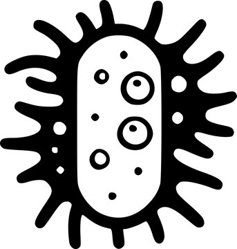 recommend clip art: Bacteria - High Quality Vector Logo - Vector illustration ideal for T-shirt graphic