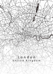 London United Kingdom City Map 