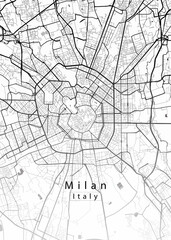 Milan Italy City Map