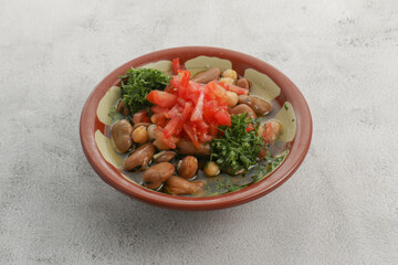 arabic breakfast food dish foul  