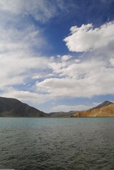 Lake and mountains