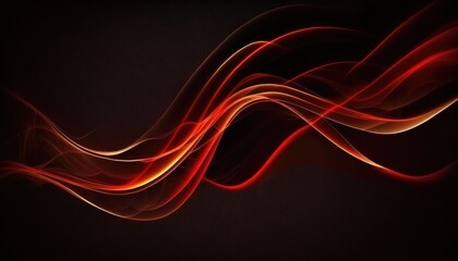 Obraz premium abstract red waves background