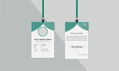 Modern And Creative id card Template