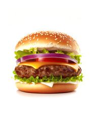Hamburger.created with generative AI