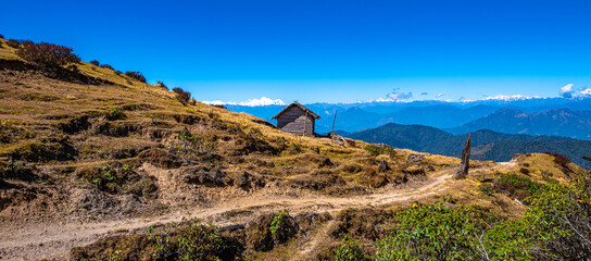 the hut in the mountain