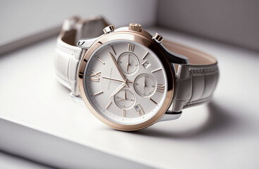 Obraz na płótnie Canvas luxury watch made with generative ai