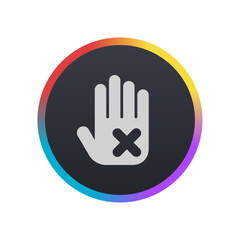 Stop - Pictogram (icon) 