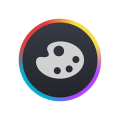 Fototapeta premium Paint - Pictogram (icon) 