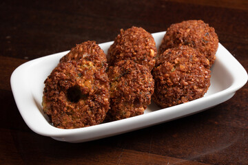 Portion of falafel
