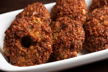 Portion of falafel