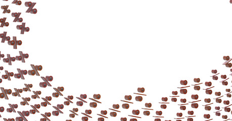 sale digital percentin 3d - 3D percent rain illlustration