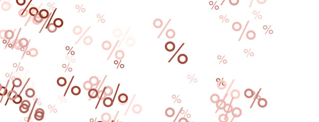 sale digital percentin 3d - 3D percent rain illlustration