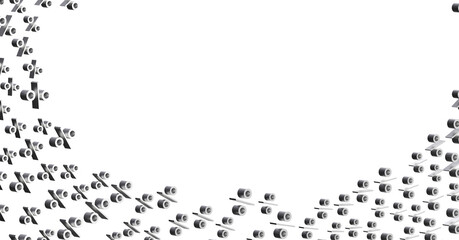 Obraz premium Blurred sale background. 3d - 3D percent rain illlustration
