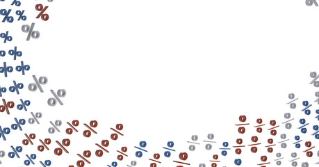 good sale discount in transparent - 3D percent rain illlustration