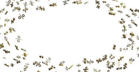 sale digital percent in hand