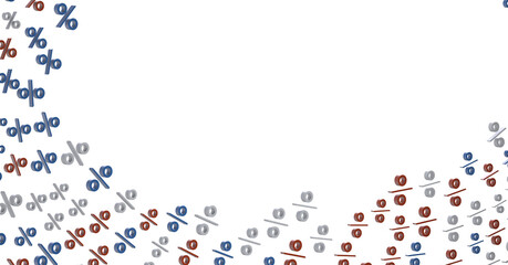 good sale discount in transparent - 3D percent rain illlustration