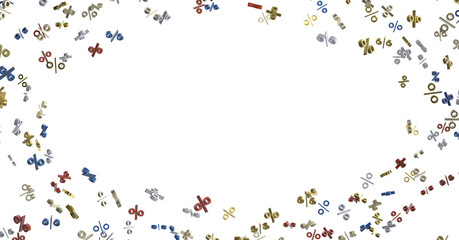 sale digital percent in hand