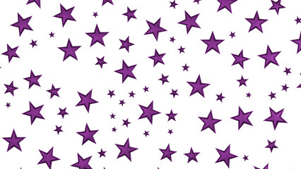 Stars - Holiday magenta decoration, glitter frame isolated -