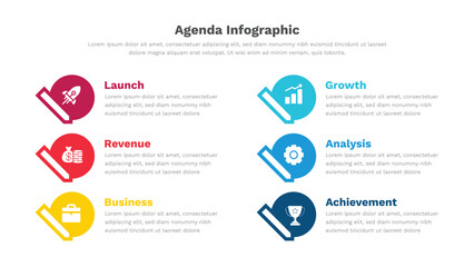 Agenda Infographic Template 