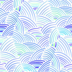 Seamless  pattern with doodle style. Vector illustration.