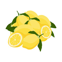 Colorful Display Of Lemons In Market. lemon background