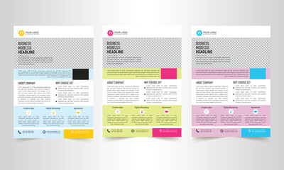 Professional Corporate business flyer template design