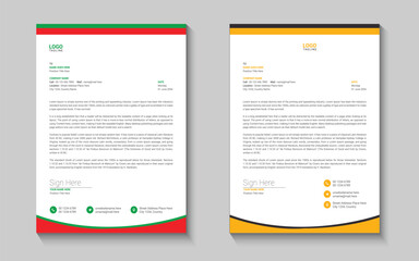 Minimal letterhead design