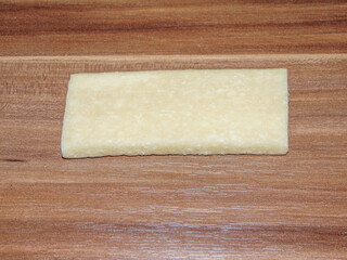 Coconut bar with a little cocoa butter