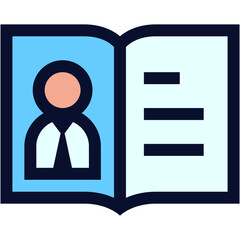 Magazine Interview Color Icon