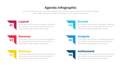 Agenda infographic Template