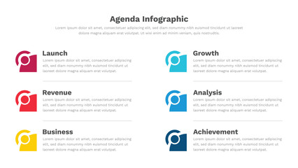 Agenda infographic Template