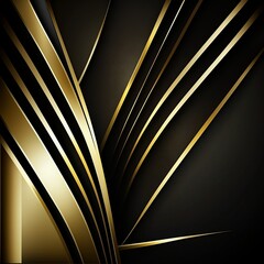 background, black and gold, futuristic, modern, wallpaper, curves