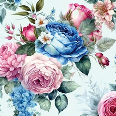 background with roses