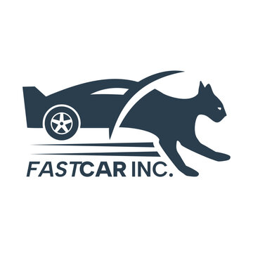 Fast Cat Car Logo