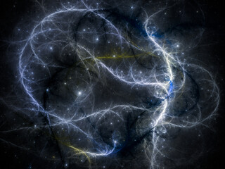 Starry outer space background texture . Colorful Starry Night Sky Outer Space background. 3D illustration