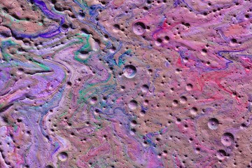 Impressionism as art abstract background. Paint texture closeup