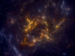 Starry outer space background texture . Colorful Starry Night Sky Outer Space background. 3D illustration