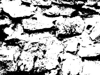 Rustic grunge texture with grain and stains. Abstract noise background. PNG graphic illustration with transparent background.