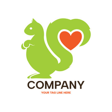 Squirrel Heart Logo
